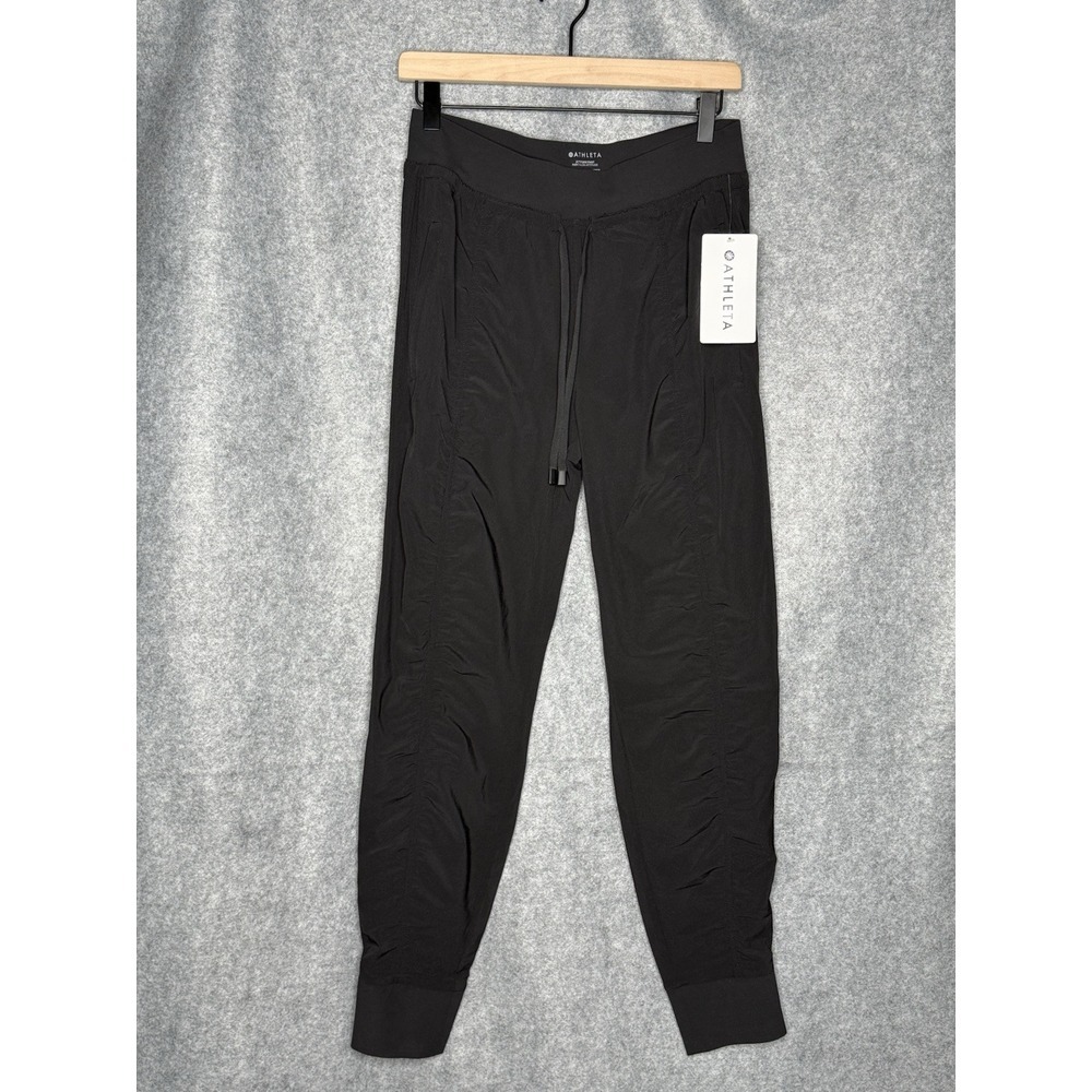 Athleta Women's Size 8 Attitude Pant Jogger Athletic Pants Black